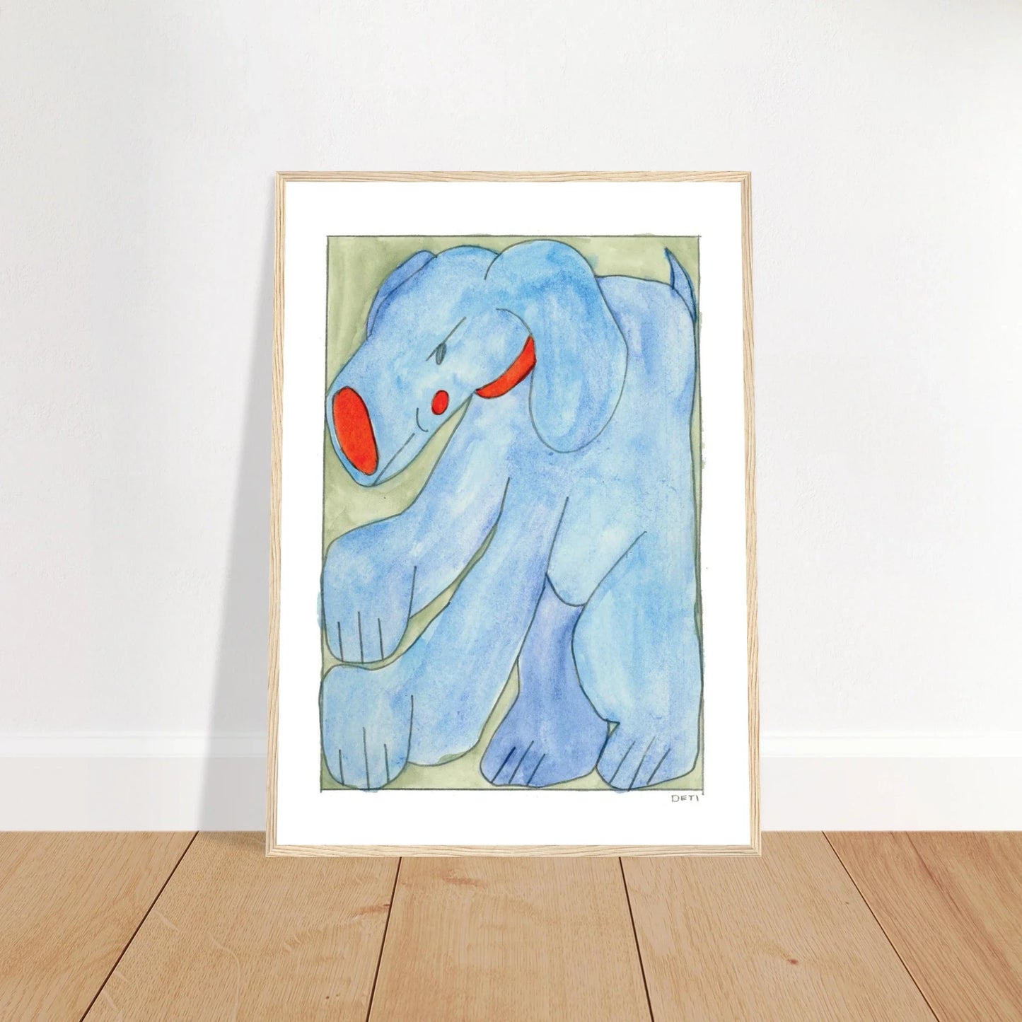 Hayley Deti - 'Boog 2 (Mischief)' Framed Print