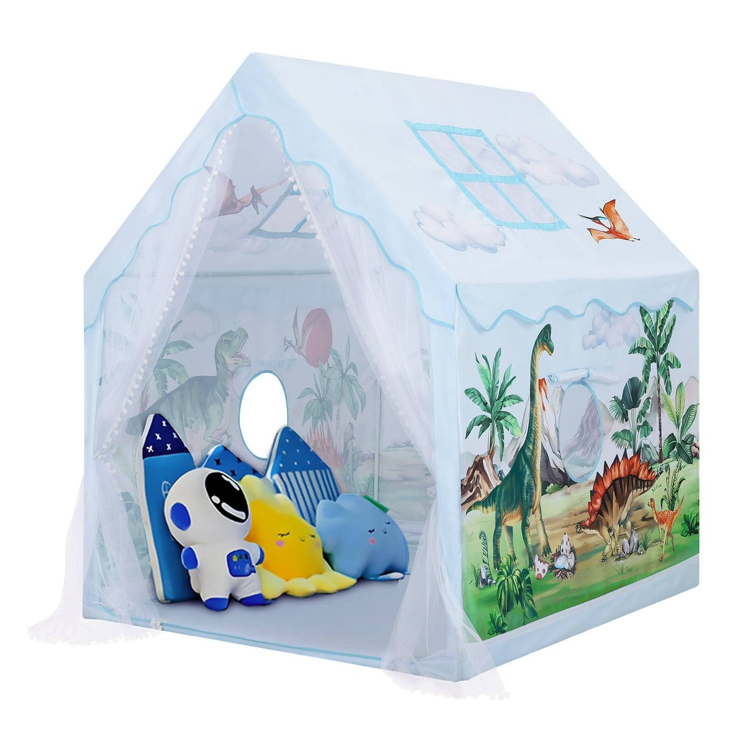 Decalsweet Kids Tent – Spacious Foldable Playhouse for Indoor & Outdoor Fun