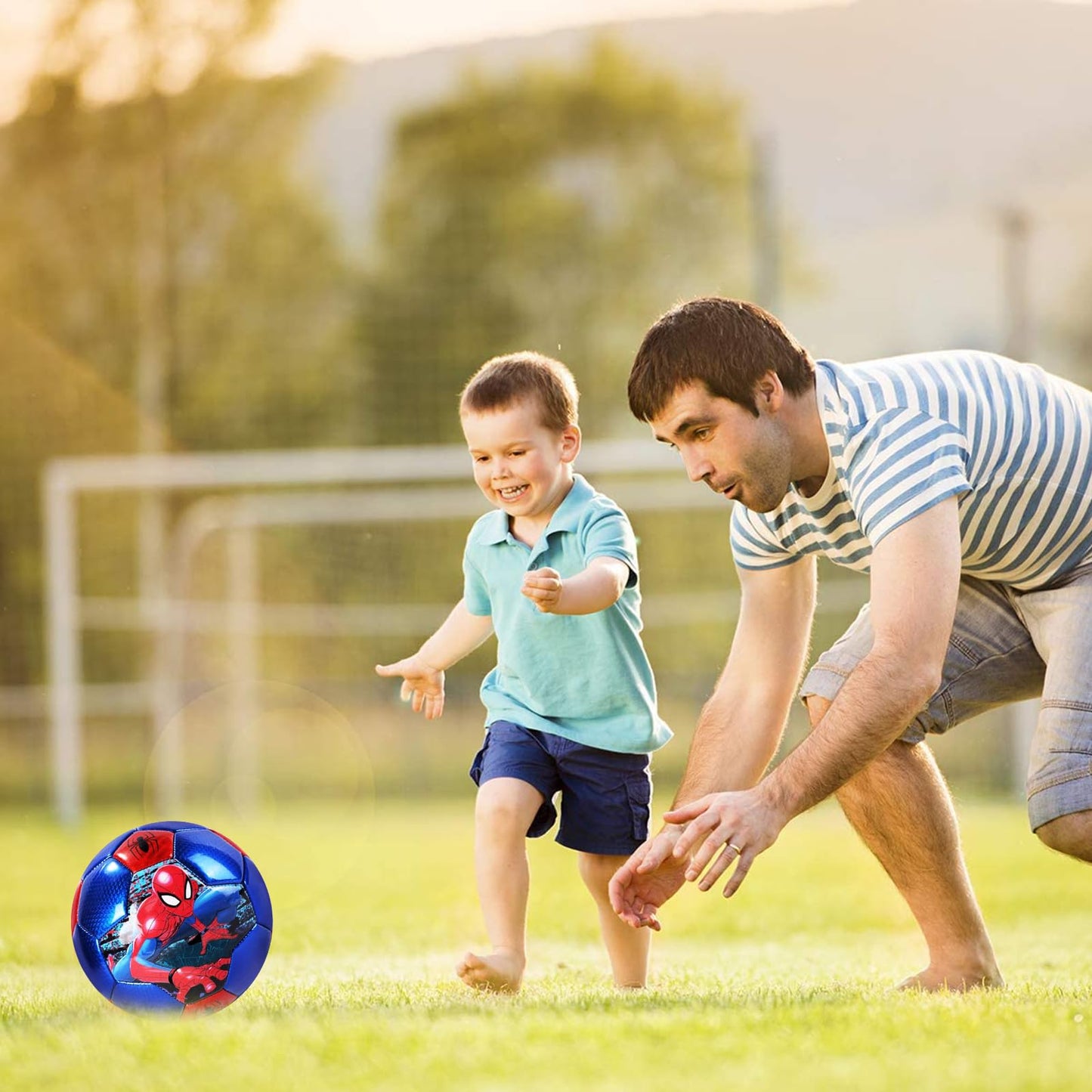 DECLIR Soccer Ball Size 4 for Kids – Indoor/Outdoor Ball with Pump