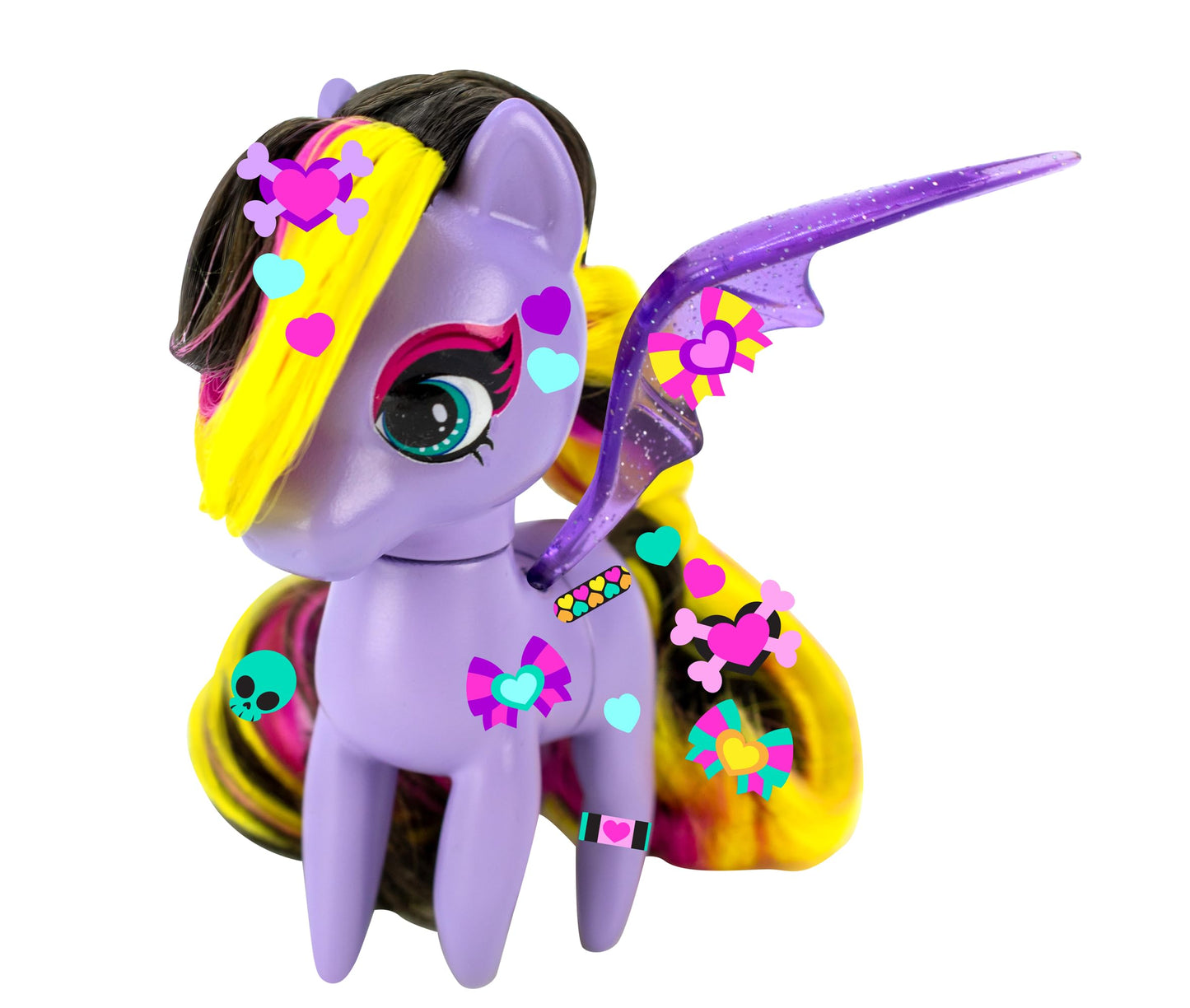 Decora Ponyz 2-Pack A: Decora & Gothica – Glitter Wings, Rainbow Mane, and Styling Fun | DECORA GIRLZ