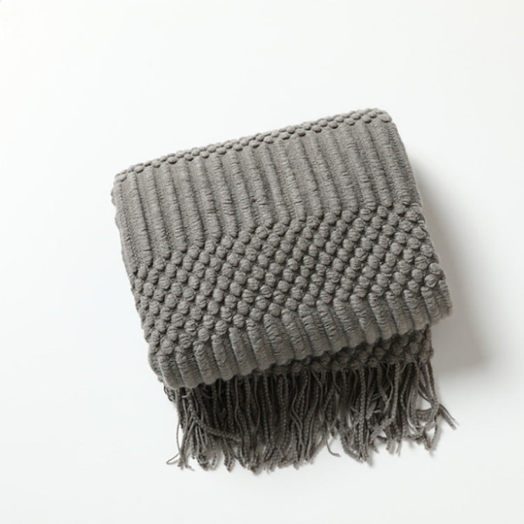 Luxury Cashmere-Like Tassel Blanket Scarf | Sofa Bed Throw - Neomodest