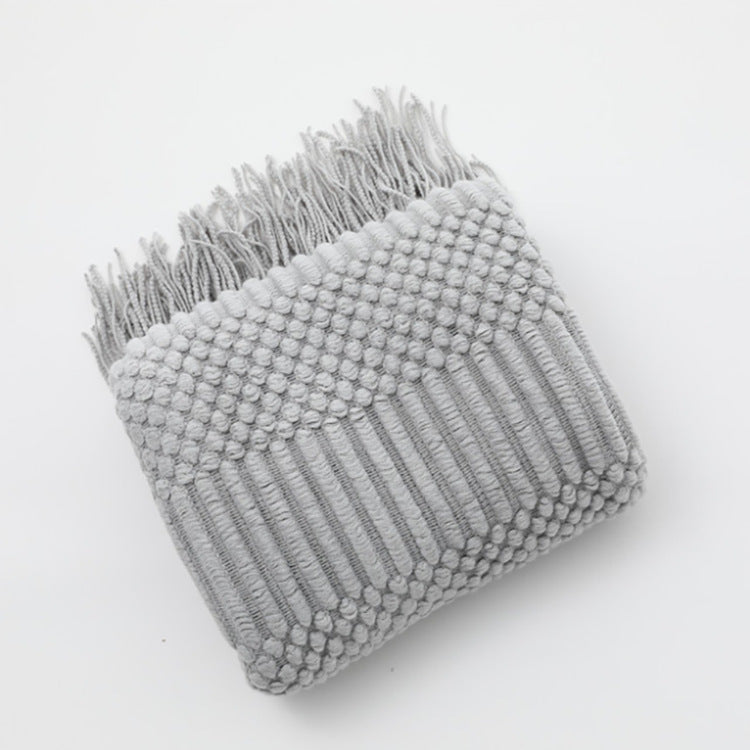 Luxury Cashmere-Like Tassel Blanket Scarf | Sofa Bed Throw - Neomodest
