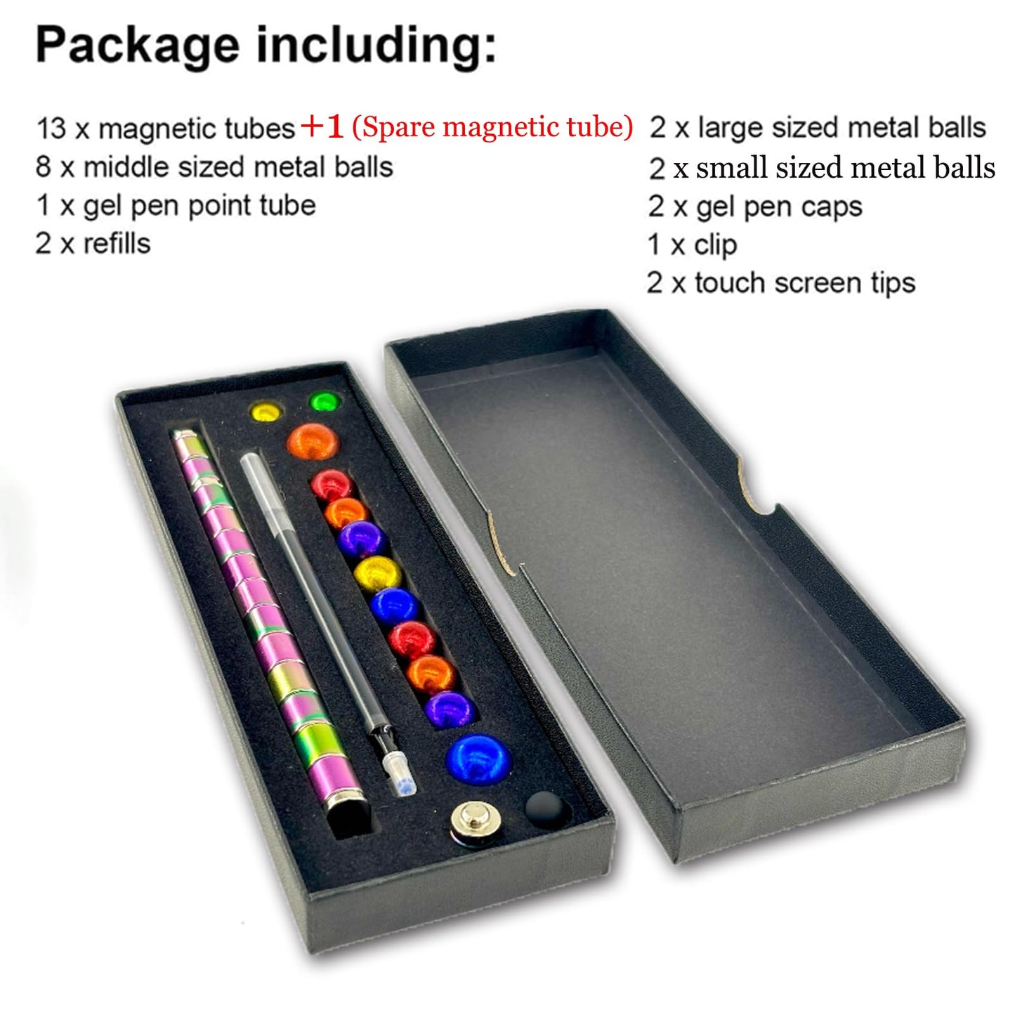 Decorrays Valentines Magnetic Fidget Pen — Kids Decompression Toy (Blue)