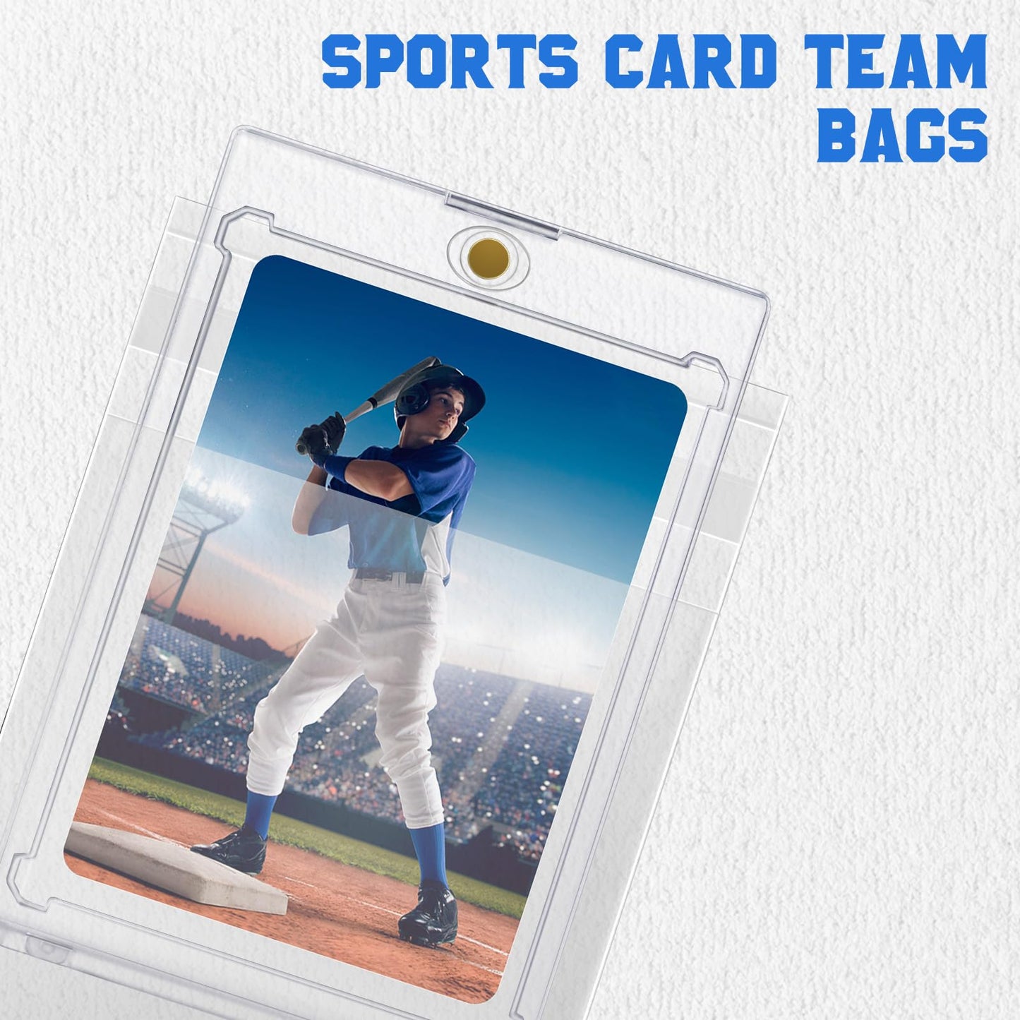 DEDC 1500Pcs Team Set Bags Card Sleeves – 3.3 x 4.5 Inch, Re-sealable, Clear Protection