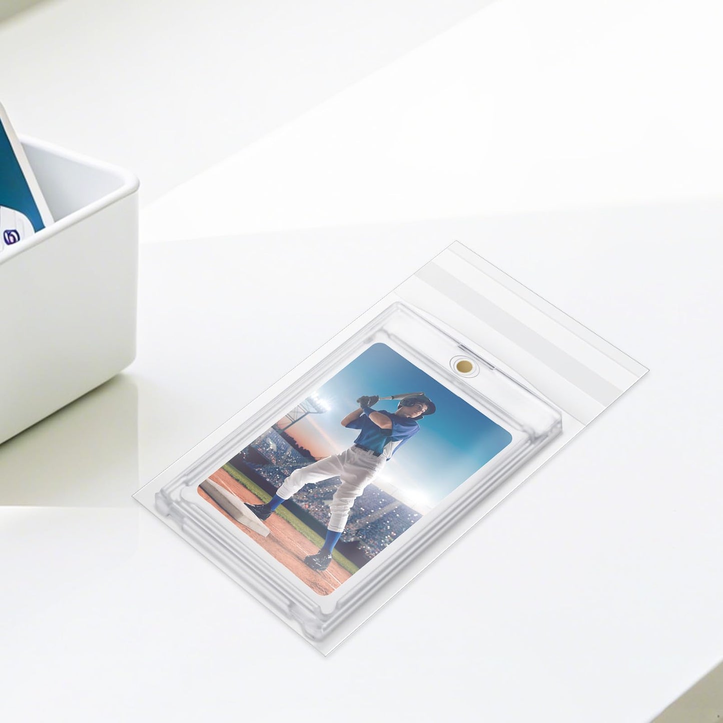 DEDC 1500Pcs Team Set Bags Card Sleeves – 3.3 x 4.5 Inch, Re-sealable, Clear Protection