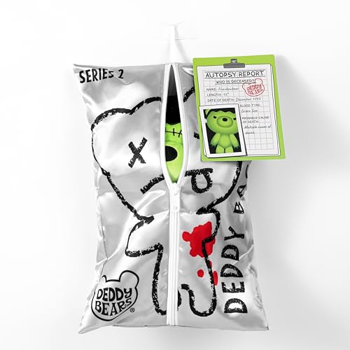 Deddy Bears Frankenbear Body Bag – 12-Inch Plush Teddy Bear for Travel, Gift & Bedtime