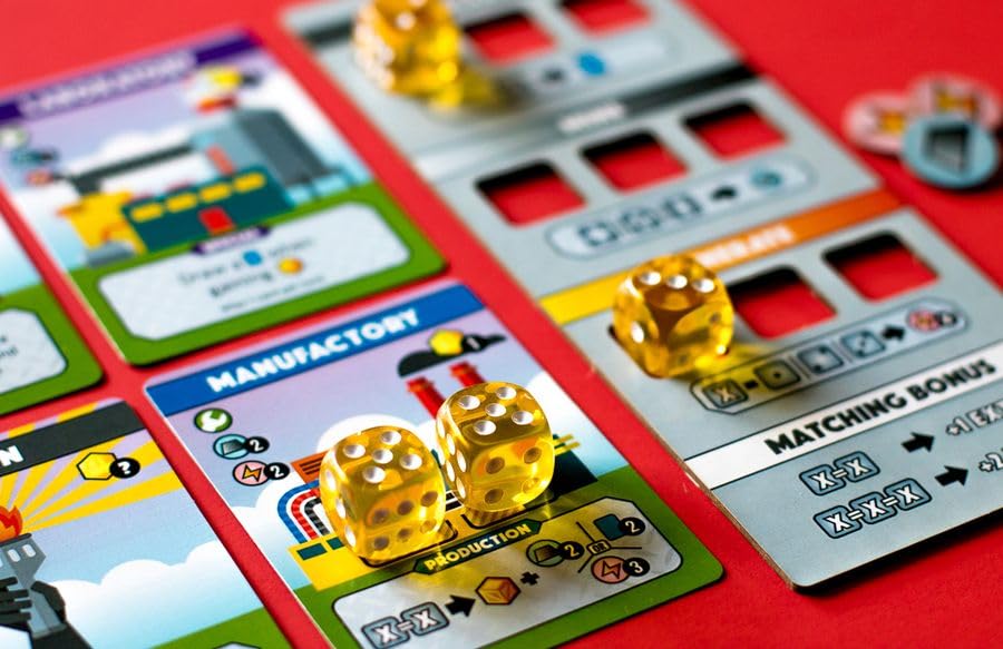 Fantastic Factories by Deep Water Games | Dice-Driven Factory Building
