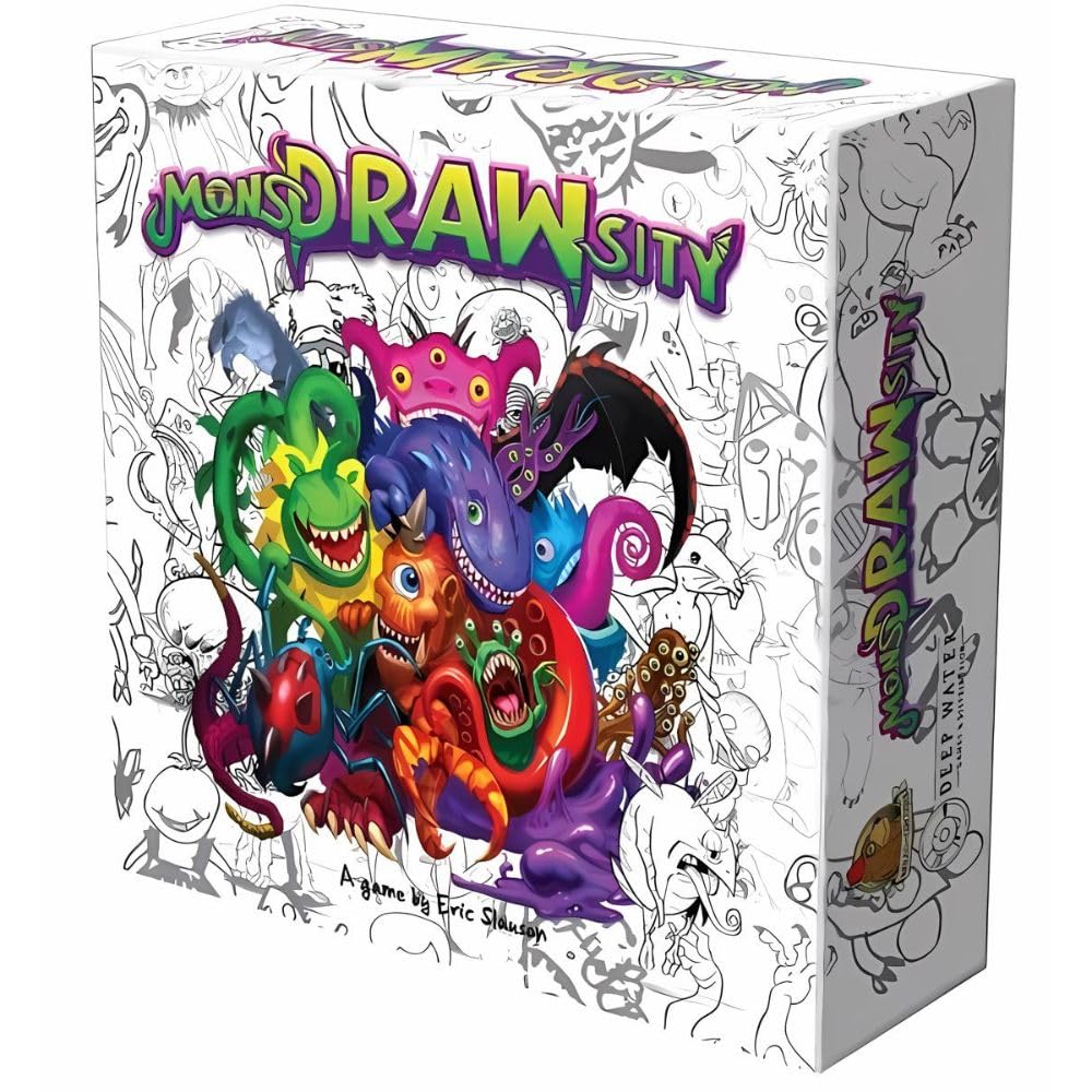 MonsDRAWsity by Deep Water Games – Drawing Party Game for 3-8 Players (8+)