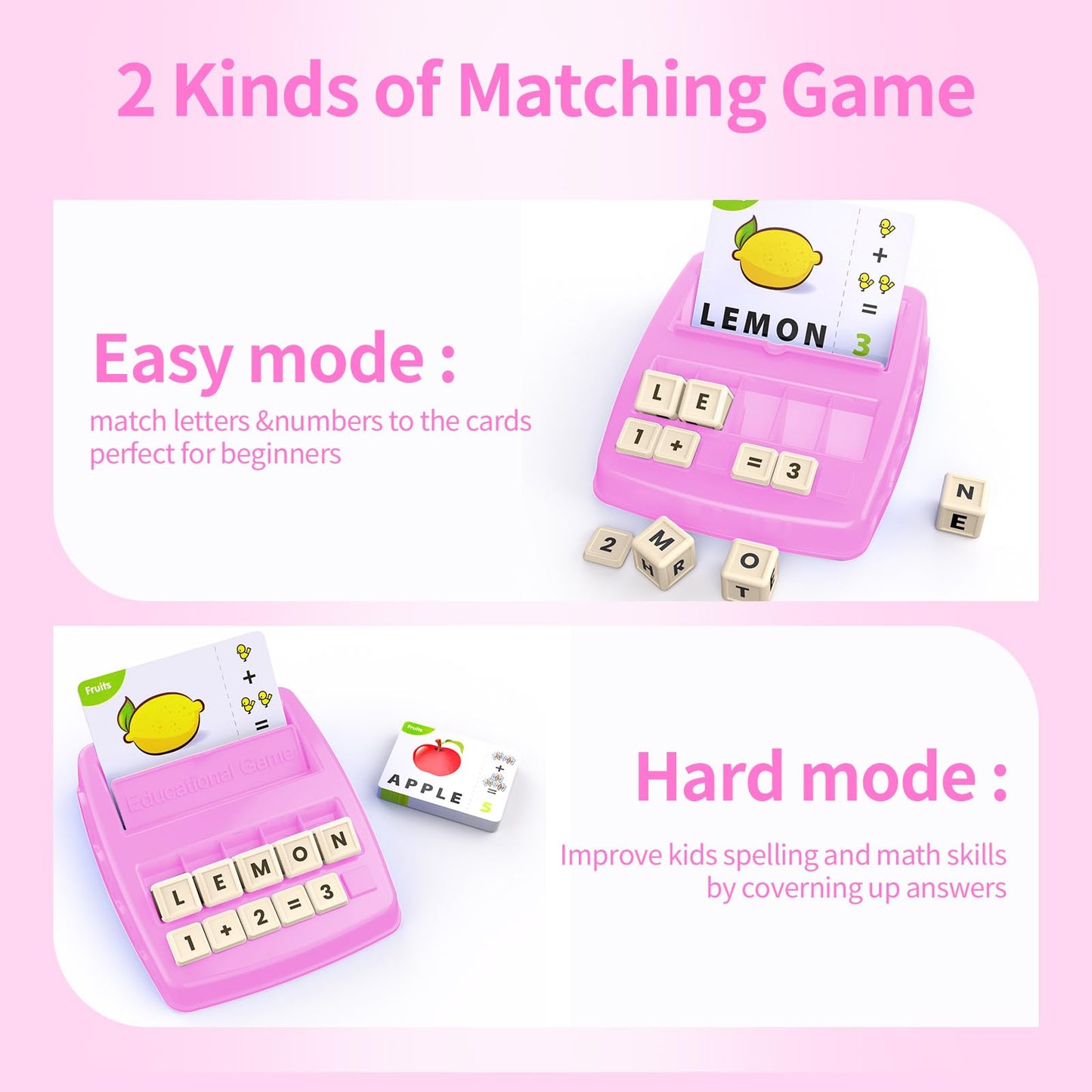 DEGIDEGI Educational Toys for Kids 3–8 | Matching Letter Spelling & ABC Learning