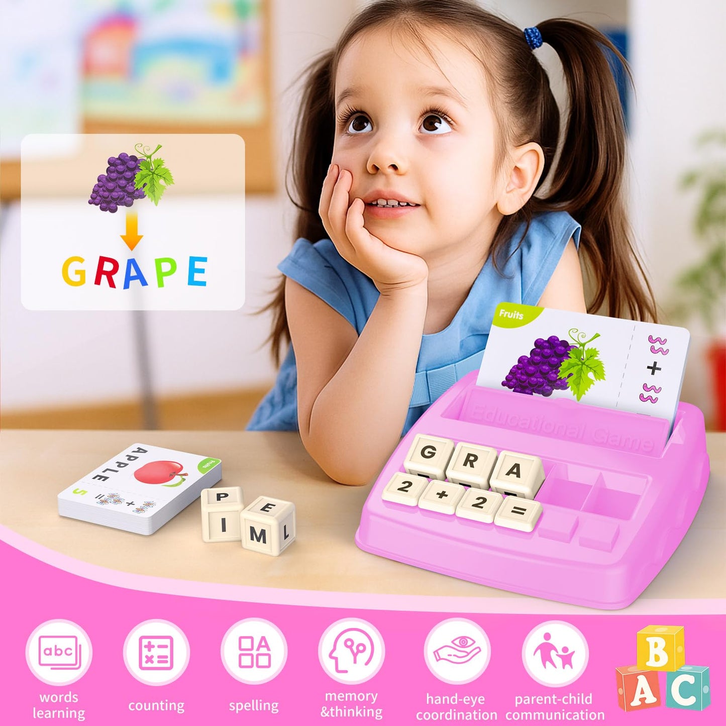 DEGIDEGI Educational Toys for Kids 3–8 | Matching Letter Spelling & ABC Learning