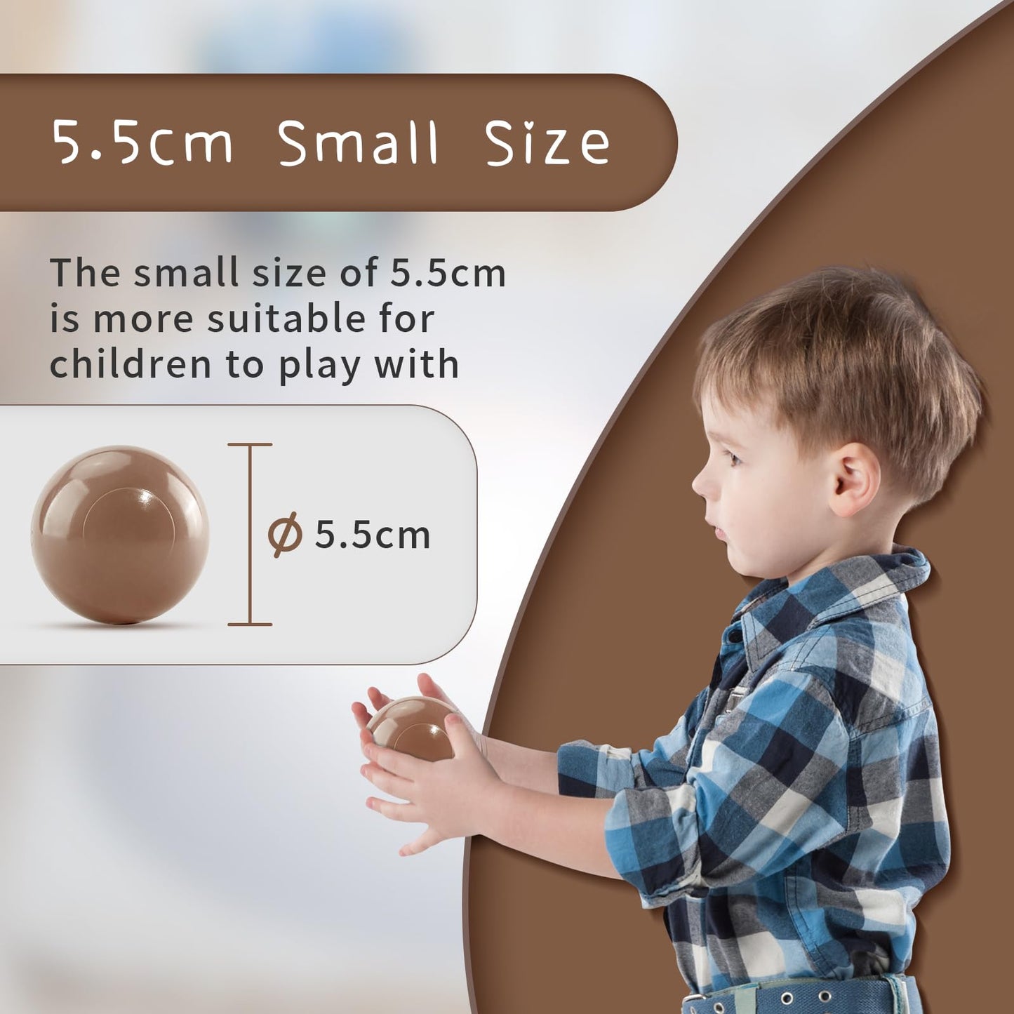 Dekeyoo Ball Pit Balls 100-Pack – BPA-Free, Crush-Proof, 2.15-Inch for Kids & Dogs