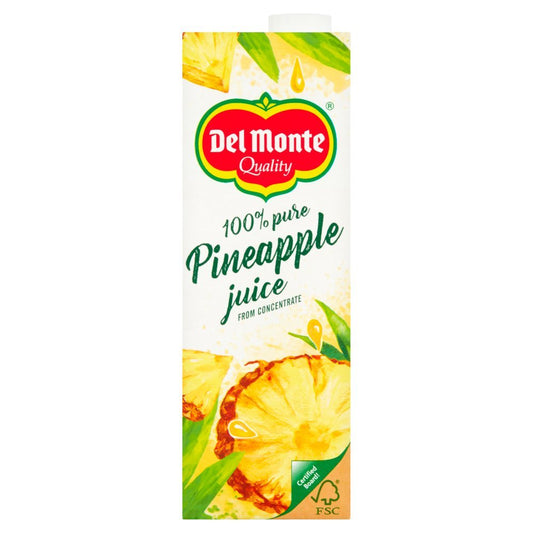 Del Monte Pineapple Juice 1 Litre (Case of 6)