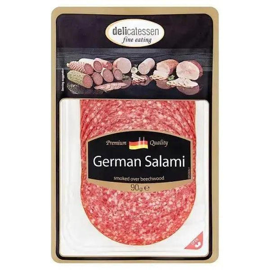 Delicatessen Fine Eating German Salami 10 Slices 90g