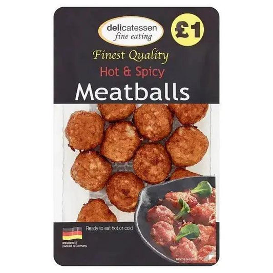 Delicatessen Fine Eating Hot & Spicy Meatballs 200g