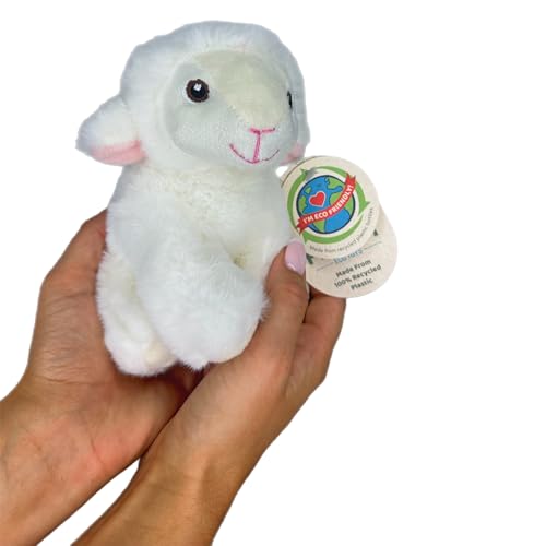 Deluxe Paws Your Planet 6'' Eco Soft Plush Lamb — 100% Recycled Materials