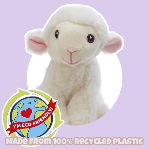 Deluxe Paws Your Planet 6'' Eco Soft Plush Lamb — 100% Recycled Materials