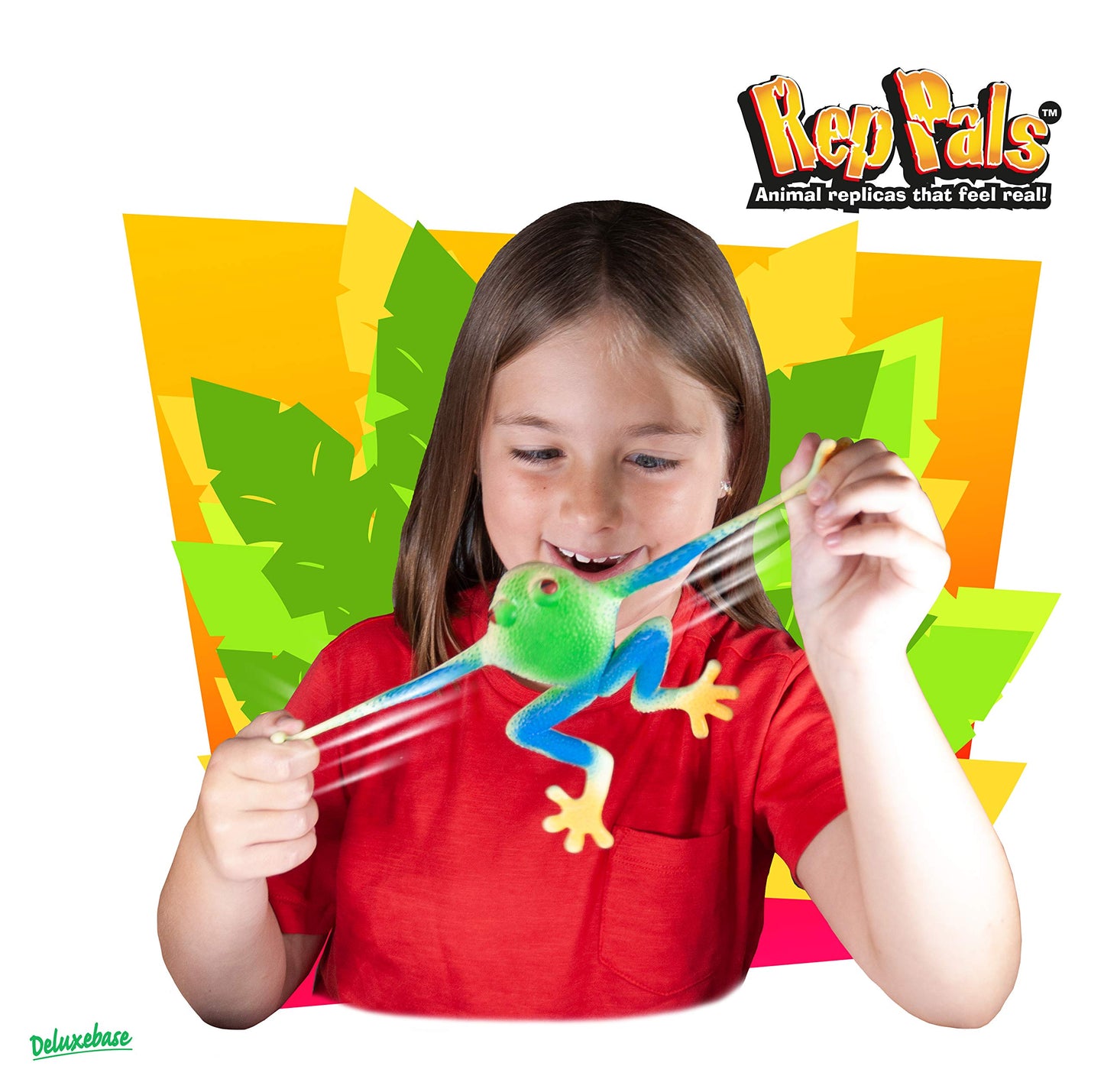 Rep Pals Red Eyed Tree Frog Stretchy Toy | Deluxebase