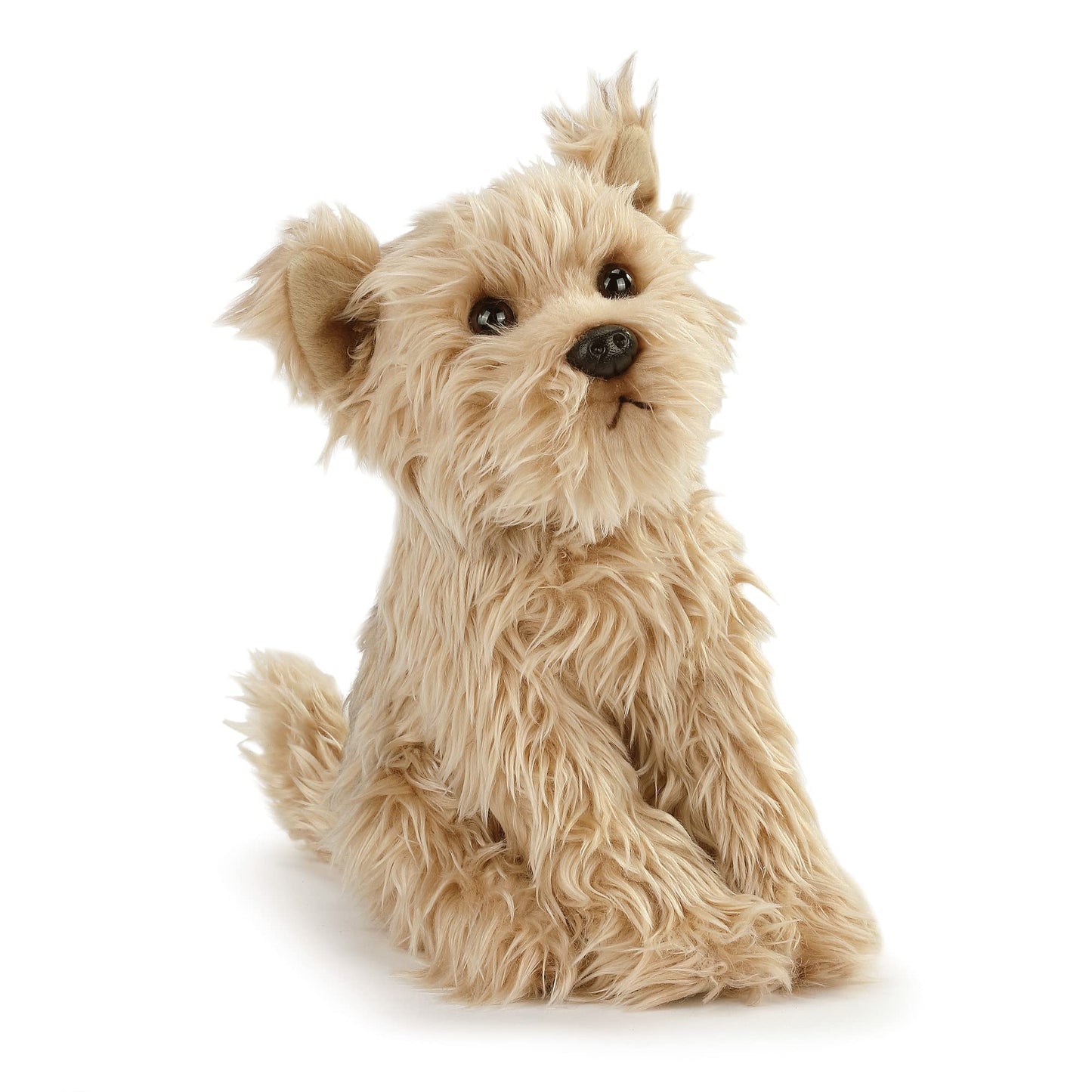 DEMDACO Chorkie Mix Rescue Dog Plush – 10-Inch Soft Brown Stuffed Figure Toy