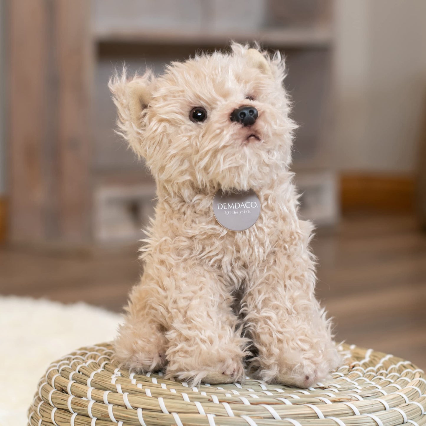 DEMDACO Chorkie Mix Rescue Dog Plush – 10-Inch Soft Brown Stuffed Figure Toy