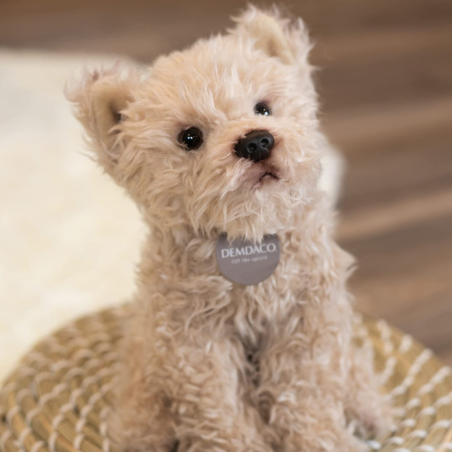 DEMDACO Chorkie Mix Rescue Dog Plush – 10-Inch Soft Brown Stuffed Figure Toy