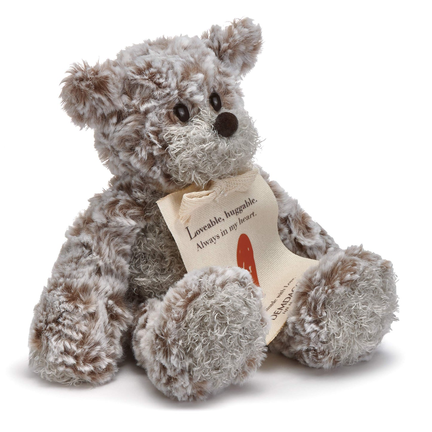 DEMDACO Loveable Huggable Mini Giving Bear Plush – Giftable Comfort for Kids