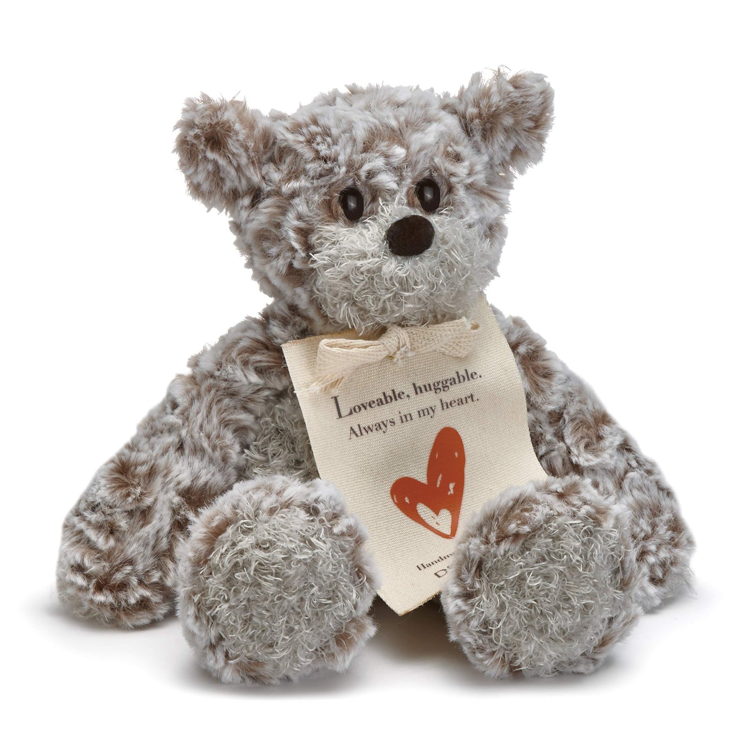 DEMDACO Loveable Huggable Mini Giving Bear Plush – Giftable Comfort for Kids