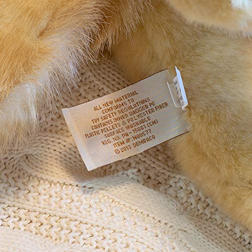 DEMDACO Large Maine Coon Cat Striped Ginger Plush Toy | Animalcraft Collection