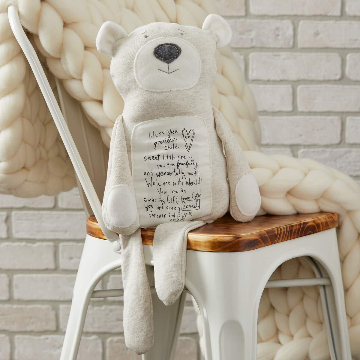 DEMDACO Plush Bless You Precious Child Bear | Poetic Threads Plush Toy