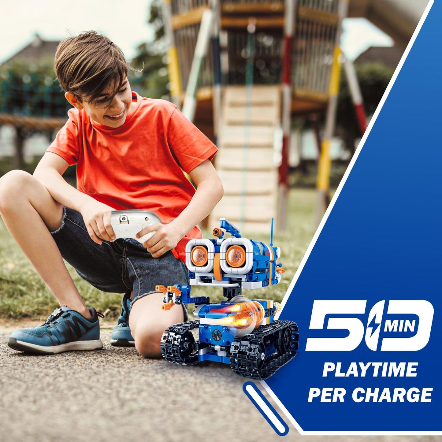 Demkia 5in1 STEM Robot Kit – 560 PCS RC & App-Controlled Robotics for Kids 8-12
