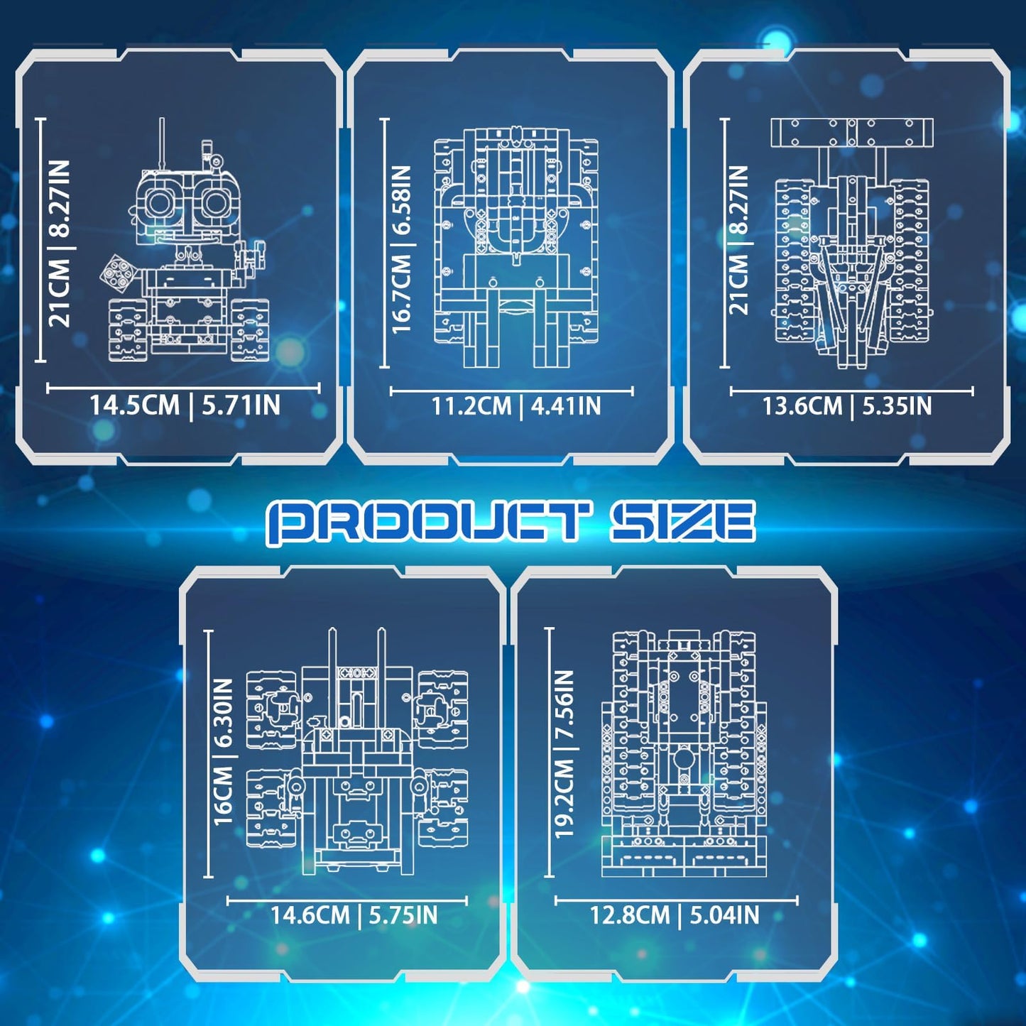 Demkia 5in1 STEM Robot Kit – 560 PCS RC & App-Controlled Robotics for Kids 8-12