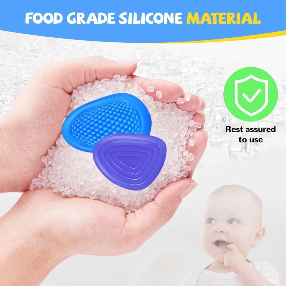 DENEZE 6pcs Fidget Stones – Textured Sensory Toys for Calming Anxiety