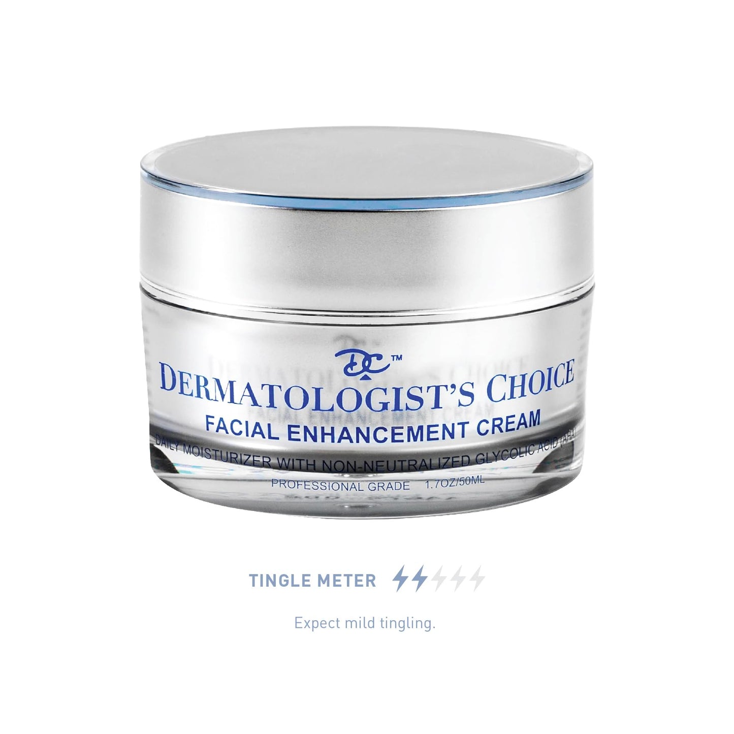 Dermatologist's Choice Daily Anti-Aging Facial Enhancement Cream With Non-Neutralized Glycolic Acid, Vitamin C, and Superoxide Dismutase