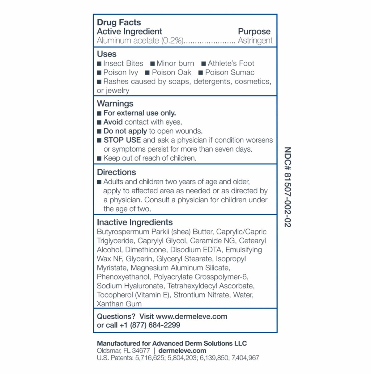 Dermeleve Steroid-Free Anti-Itch Cream | Extra Strength Itch Relief (2 oz)