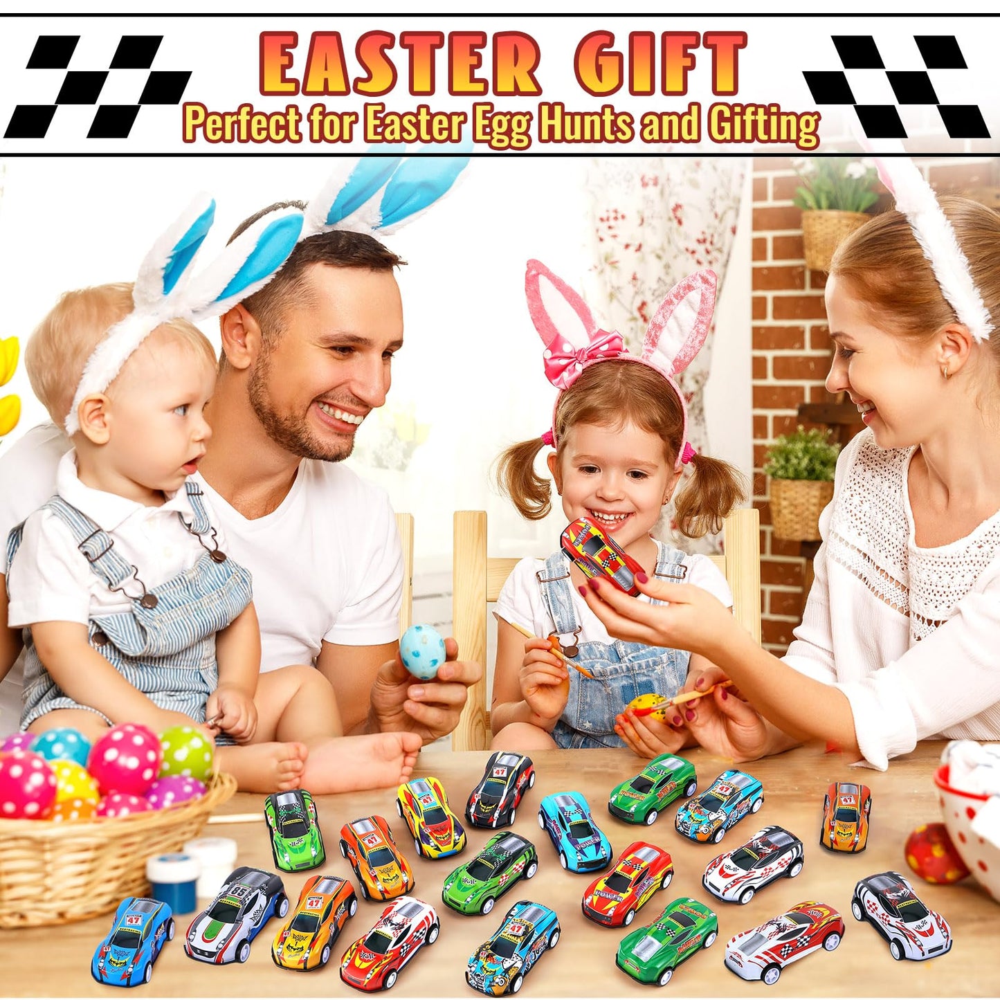 DERTE 140-Piece Pull Back Cars for Kids – Bulk Alloy Mini Race Vehicles