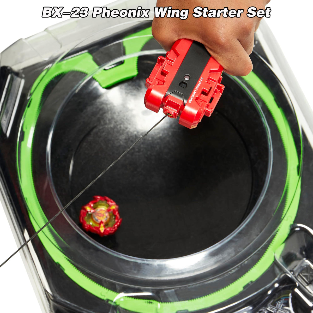 Desamvap Soar Phoenix X-23 9-60GF Deluxe String Launcher & Right-Spin Top Set