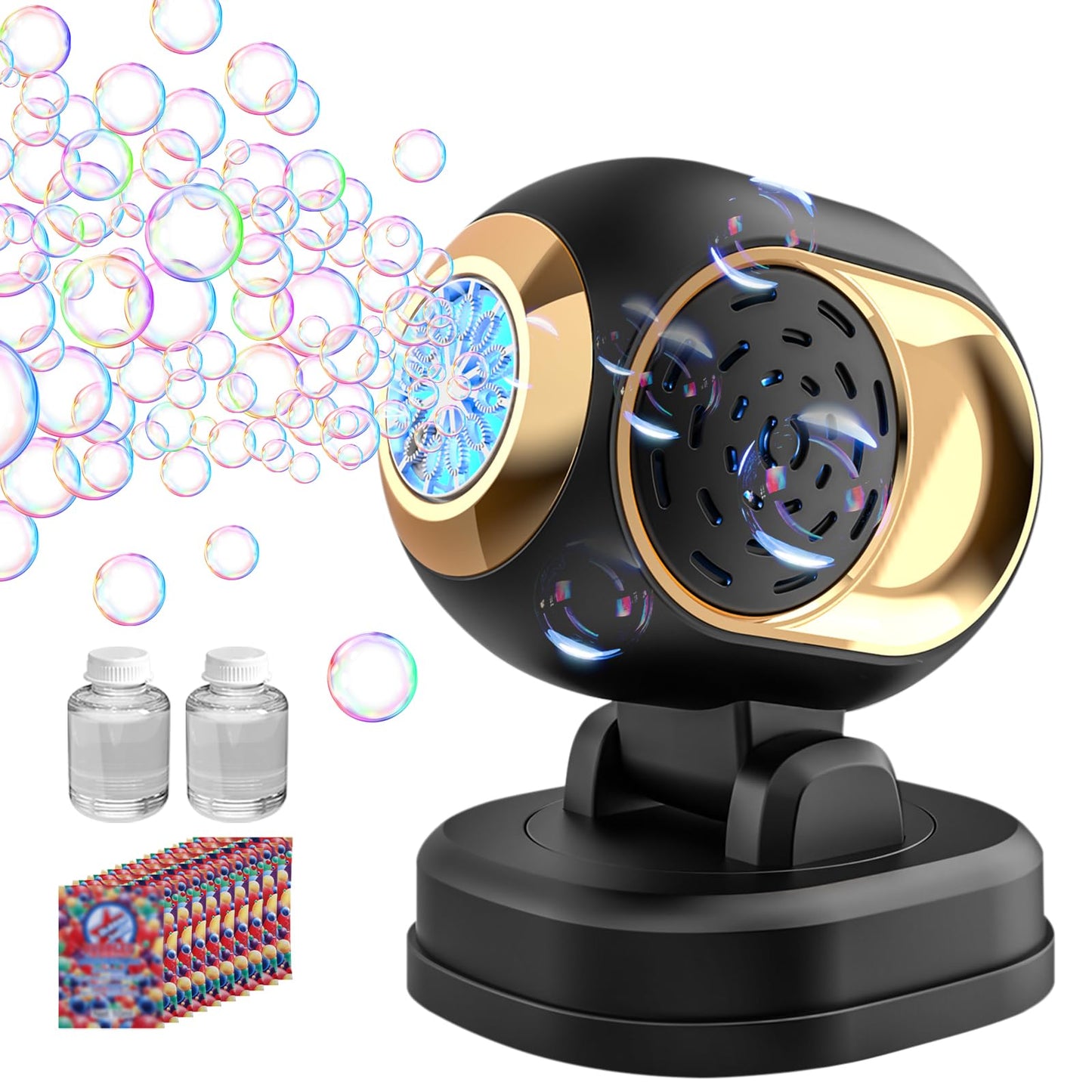 Deserthome Bubble Machine - High-Output Battery-Operated Bubble Blower for Parties