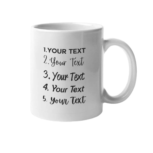 Design Your Own Mug – Any Colour, Any Text, Any Font! ☕🎨