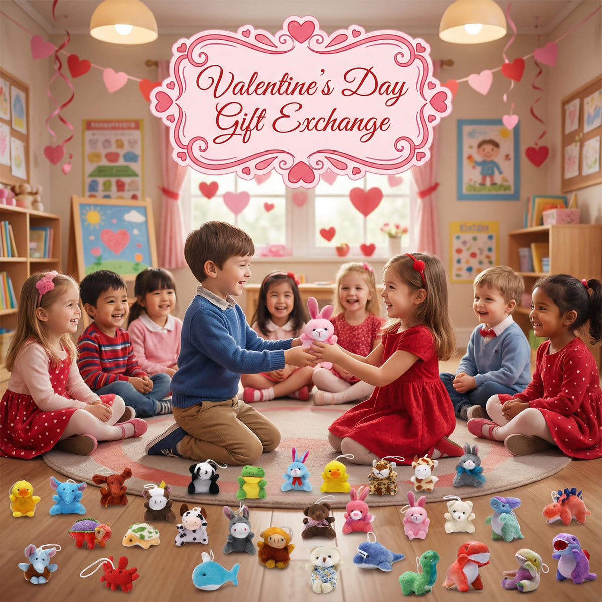 Destlife 72 Pack Mini Plush Toys – 2–4 Inch Soft Plush for Parties, Classroom Rewards, and Claw Machines