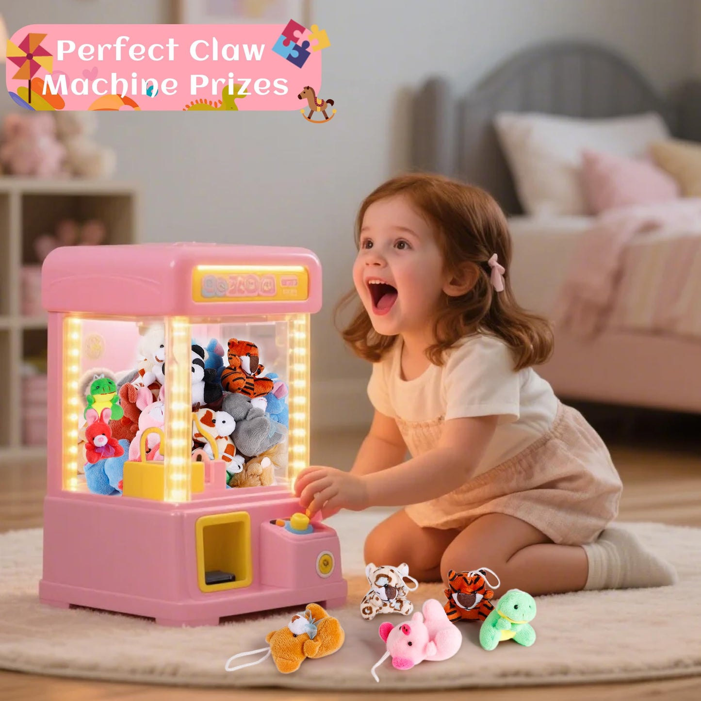 Destlife 56 Pack Small Stuffed Animals Bulk – Plush Toys for Parties, Classroom Rewards & Prizes