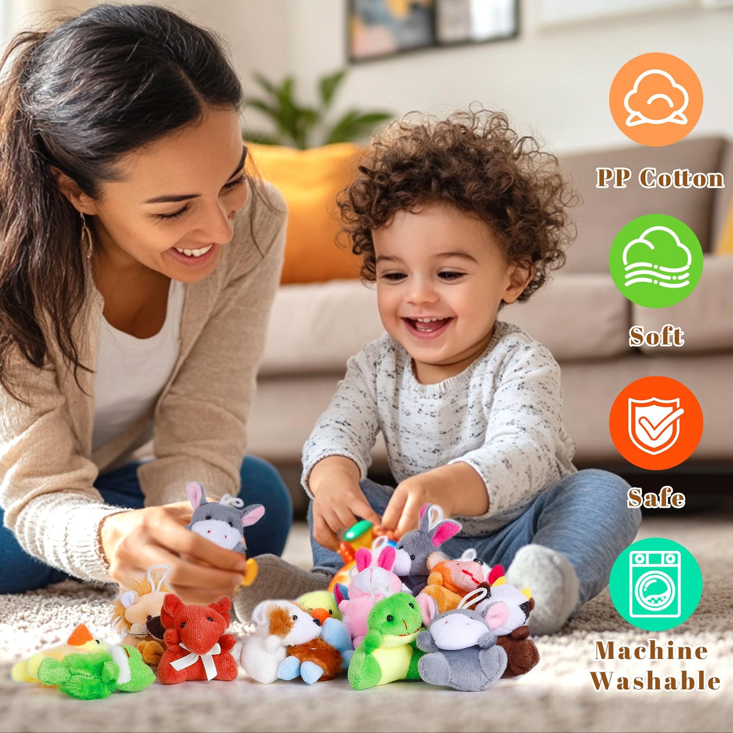 Destlife 56 Pack Small Stuffed Animals Bulk – Plush Toys for Parties, Classroom Rewards & Prizes