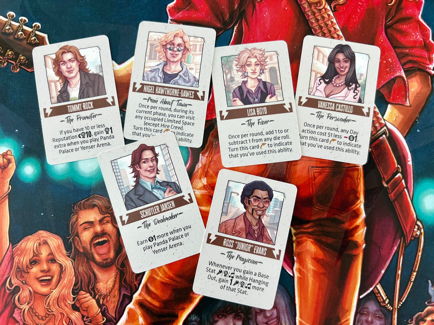 Devir Rock Hard: 1977 – Strategy Board Game for 2-5 Players, 90-Minute Playtime