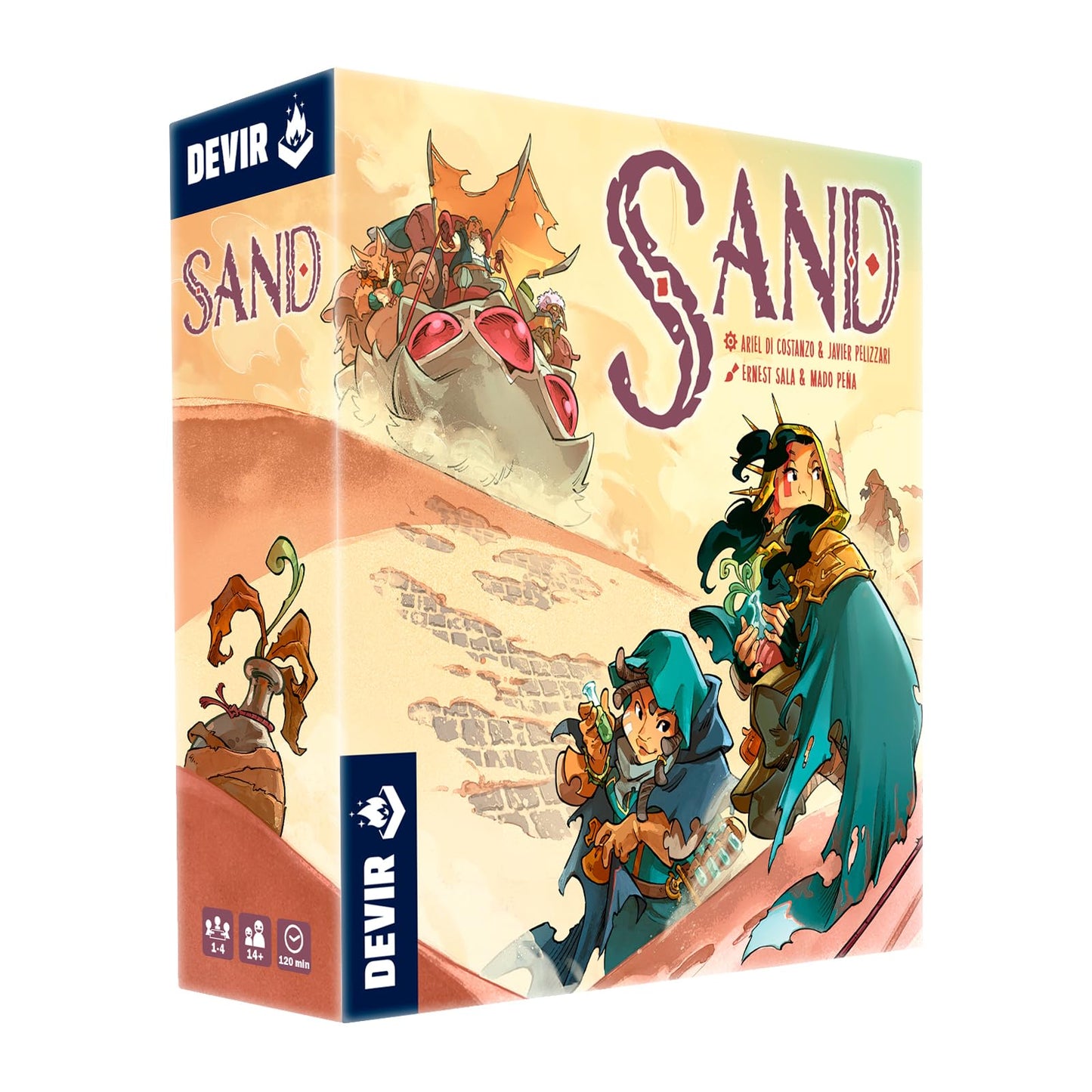Sand by Devir | Strategy Board Game for 1-4 Players (Ages 14+)