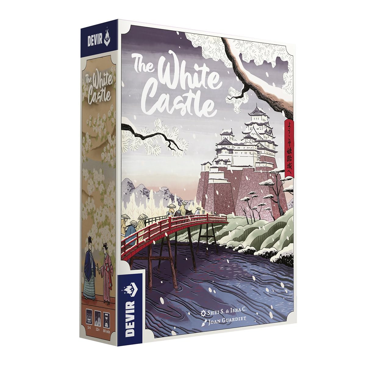 Devir The White Castle — Strategic Board Game Inspired by Himeji Castle
