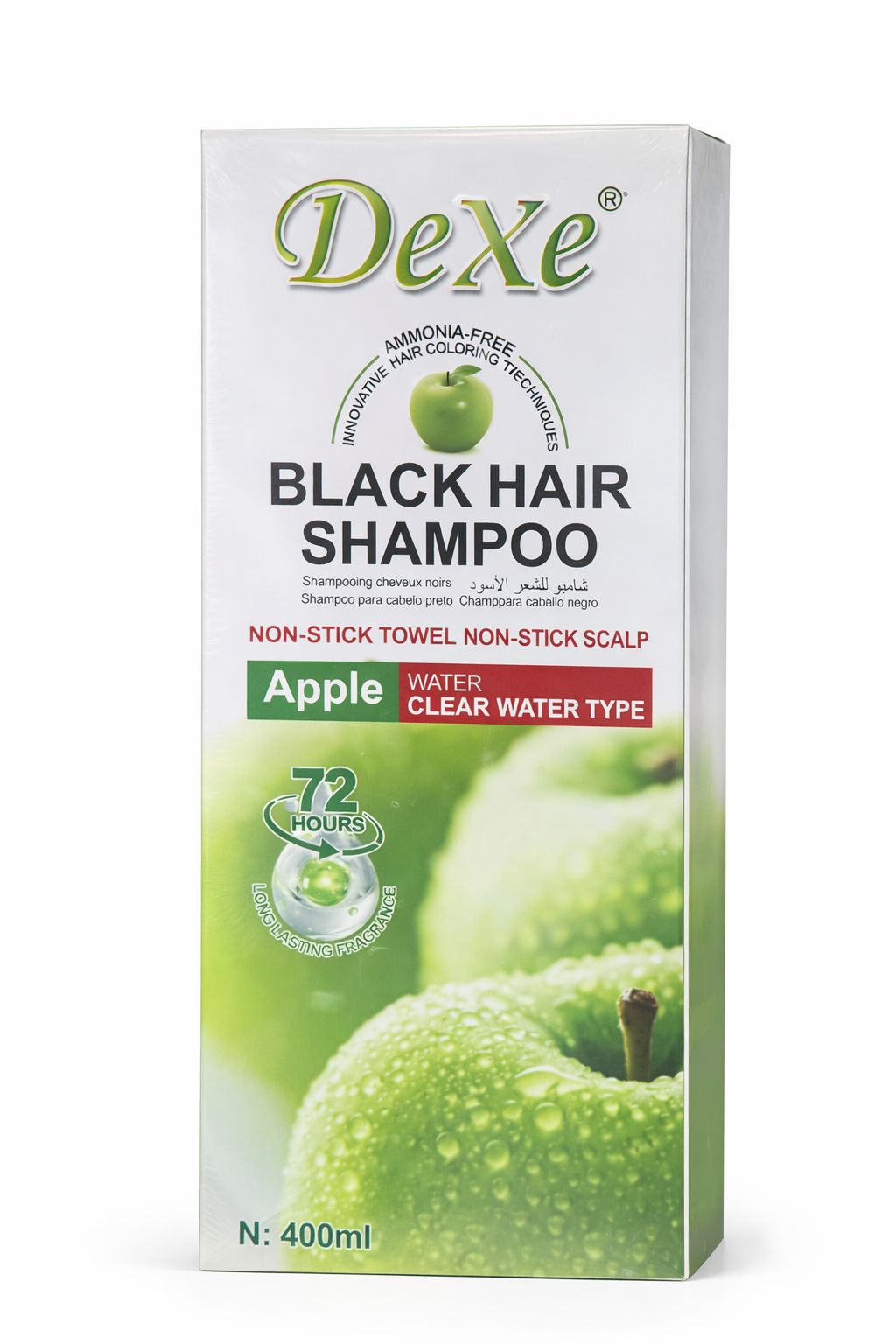 Dexe Apple Black Hair Dye Shampoo 400ml