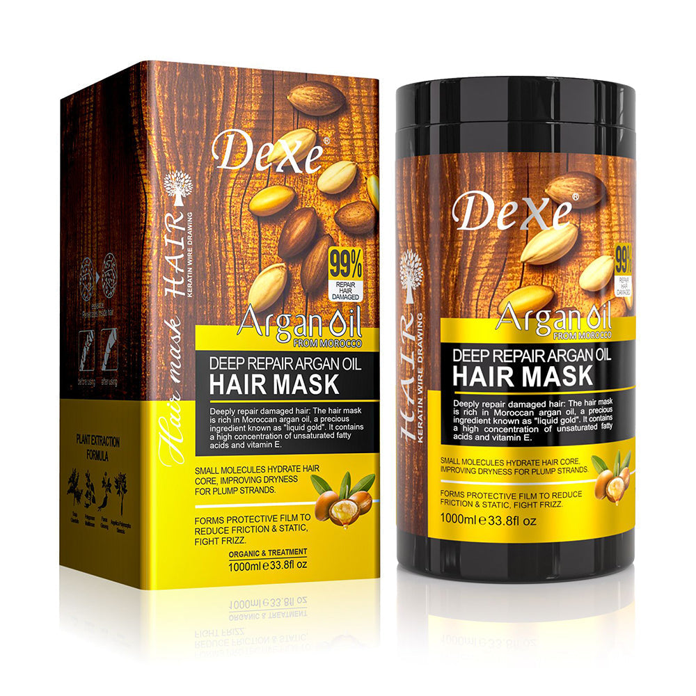 Dexe Deep Repair Argan Oil Hair Mask for Damaged Hair 500/1000 ml
