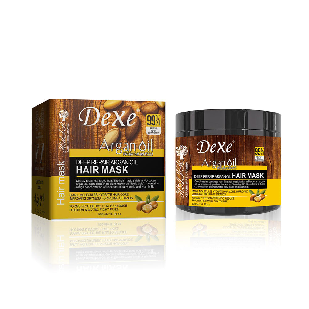 Dexe Deep Repair Argan Oil Hair Mask for Damaged Hair 500/1000 ml