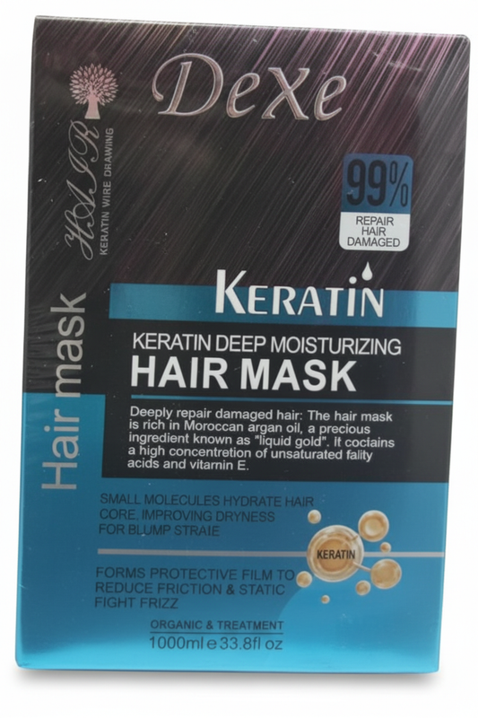 Dexe Keratin Deep Moisturizing Hair Mask 500ml