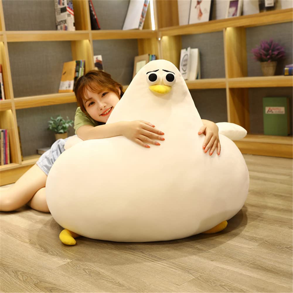 DEYI 40 cm Simulation Mother Hen Plush Toy – Cute Fat Chicken Pillow & Creative Gift