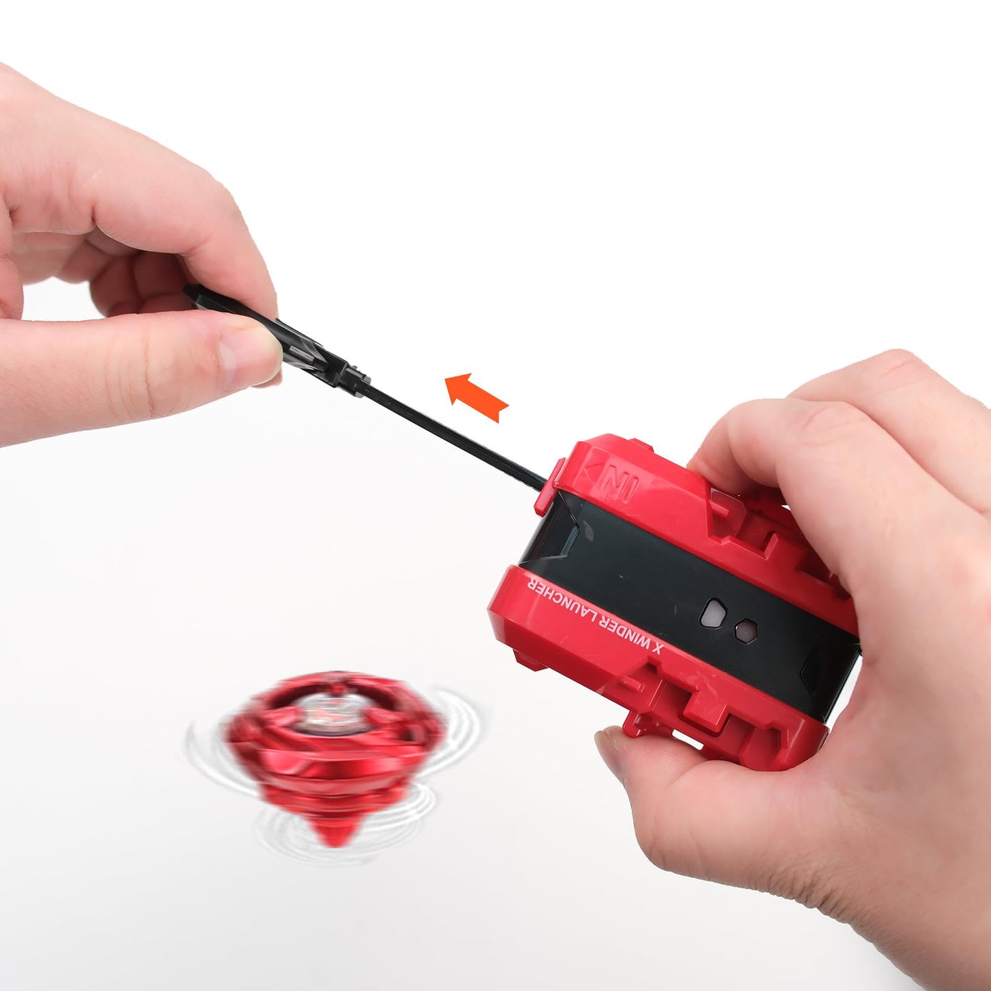 DEZAWRTY Gyro X Set: 4 Right-Spin Tops & 2 Launchers for Beginners | Beystadium Compatible