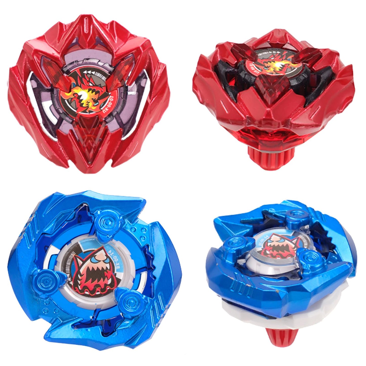 DEZAWRTY Gyro X Set – Attack & Defense Right-Spinning Tops for Beystadium Battles